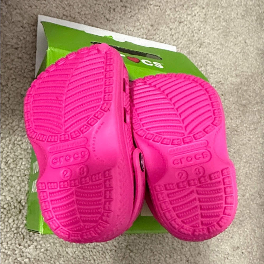 CROCS Littles Pink Crush Sandals - Picture 4 of 4
